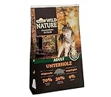 Dehner Wild Nature Hundefutter Unterholz, Trockenfutter getreidefrei / zuckerfrei, für ausgewachsene Hunde, Wildschwein, 4 kg